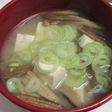 芋茎(ずいき)の味噌汁♪