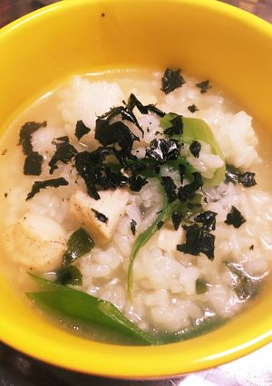 ラ−メン汁 リメイク雑炊 貧乏節約飯-レシピのメイン写真