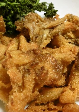 日清から揚げ粉で‼簡単　舞茸の唐揚げ-レシピのメイン写真