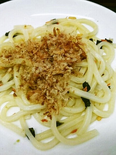 超簡単! 即席焼きうどん風鮭茶漬けうどん-レシピのメイン写真
