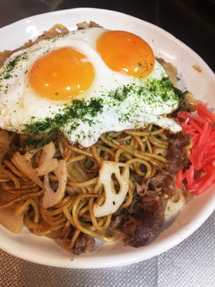 牛肉玉ねぎ蓮根焼きそば(*^^*)-レシピのメイン写真
