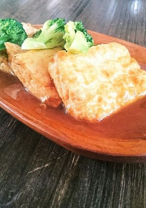 糖質制限中 厚揚げの和風餡掛け-レシピのメイン写真