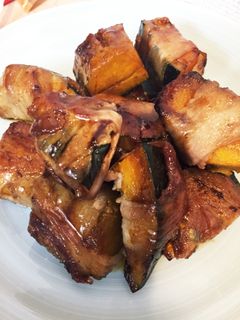 かぼちゃの肉巻き-レシピのメイン写真
