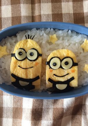 キャラ弁　ミニオン☆-レシピのメイン写真
