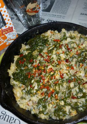 イシスキであかもくたっぷりのパラパラ炒飯-レシピのメイン写真