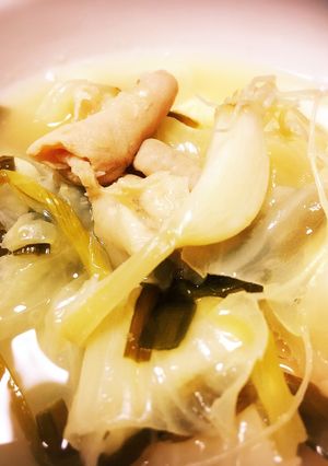 簡単！もつ鍋＊にんにくスプラウトのせ-レシピのメイン写真