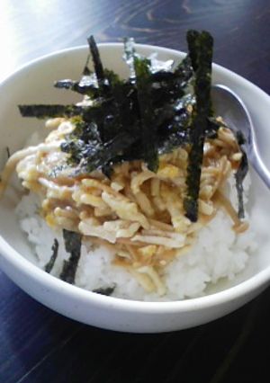 簡単！なめ玉丼-レシピのメイン写真
