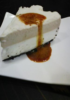 ヨーグルトとキャラメルのムースケーキ-レシピのメイン写真
