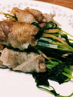豚バラの豆苗まき-レシピのメイン写真