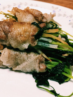 豚バラの豆苗まき-レシピのメイン写真