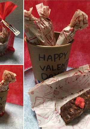 バレンタイン♡生チョコ風フルグラバー-レシピのメイン写真