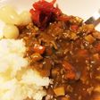 レンコンとひき肉のカレー