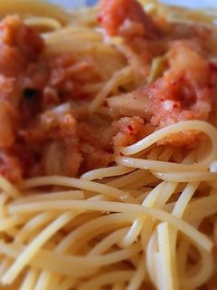 簡単パスタ☆キムチ明太子-レシピのメイン写真