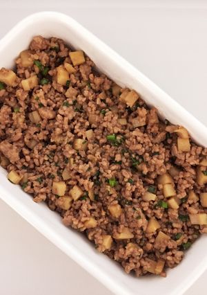 れんこん入りでシャキシャキ！肉そぼろ-レシピのメイン写真