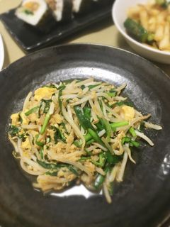 スタミナ満点☆ニラ玉もやし炒め-レシピのメイン写真