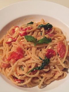 フェタチーズとトマトのパスタ-レシピのメイン写真