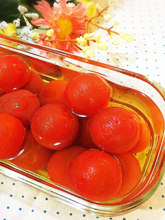 ☆ミニトマトのおひたし☆常備菜OK-レシピのメイン写真