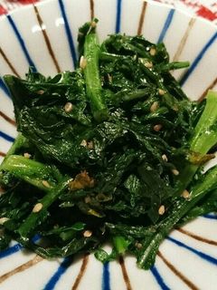 簡単☆春菊のナムル-レシピのメイン写真