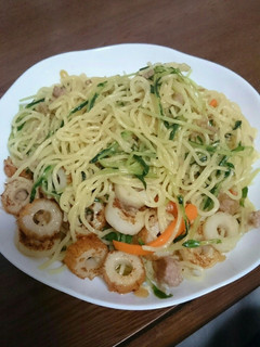 豆苗入り焼そば-レシピのメイン写真