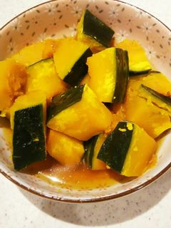レンジで簡単 かぼちゃの煮物-レシピのメイン写真