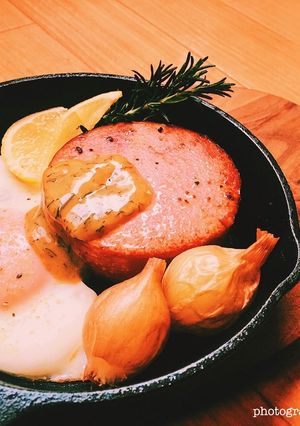 ハムステーキ-レシピのメイン写真