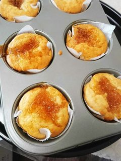 卵牛乳バターなし☆甘夏ジャムのマフィン-レシピのメイン写真