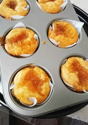 卵牛乳バターなし☆甘夏ジャムのマフィン-レシピのメイン写真