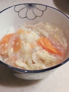野菜たっぷりとろろ丼♪簡単♪-レシピのメイン写真