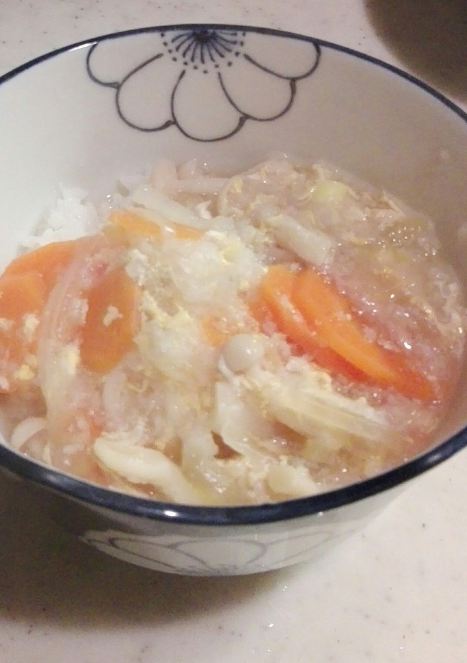 野菜たっぷりとろろ丼♪簡単♪-レシピのメイン写真