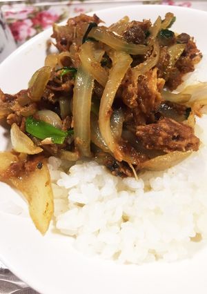 さばの味噌煮缶でははつゆアレンジ丼-レシピのメイン写真