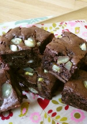 簡単♪栗とチョコごろごろブラウニー-レシピのメイン写真