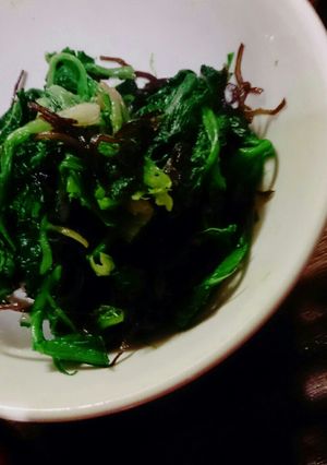 ほうれん草の塩昆布和え-レシピのメイン写真