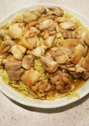 レンジで簡単!鶏肉の蒸し煮♪-レシピのメイン写真