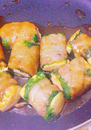 簡単！豆腐と大葉 豚バラ巻き！-レシピのメイン写真