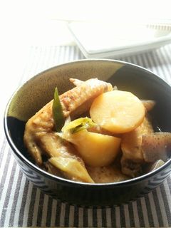 手羽先とじゃがいもの中華風煮物-レシピのメイン写真