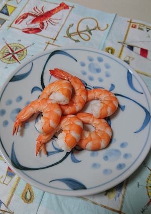 お弁当。えび。茹でるだけ。-レシピのメイン写真