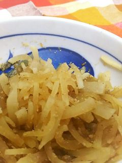 簡単!ポン酢とめんつゆで大根のごま和え-レシピのメイン写真