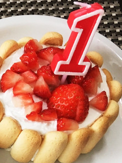1歳お誕生日ケーキ-レシピのメイン写真