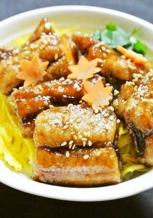 さんまの蒲焼き丼♪-レシピのメイン写真