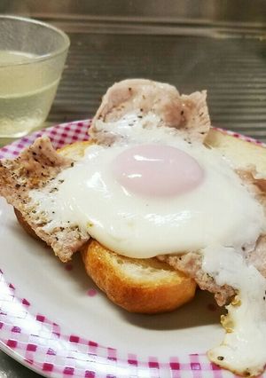 朝めしは、超簡単がっつりトーストで♪-レシピのメイン写真