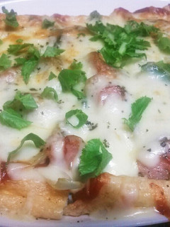 糖質off♪大きなお揚げの簡単ピザ風♪-レシピのメイン写真