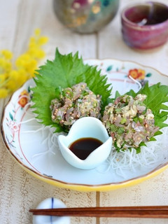 あじのたたきおぼろ昆布和え-レシピのメイン写真