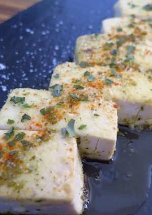 節約&ヘルシー♪ジェノバ豆腐ステーキ-レシピのメイン写真
