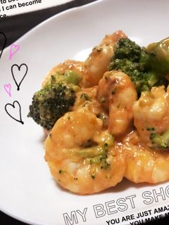簡単プリプリ♡エビマヨ風ブロッコリー炒め-レシピのメイン写真