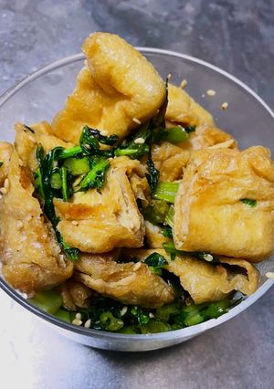 大根の葉っぱと油揚げ-レシピのメイン写真