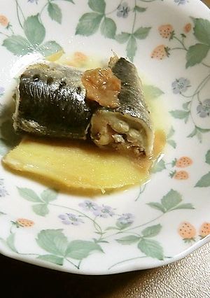 節分、イワシのショウガと梅干し煮つけ-レシピのメイン写真