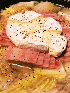 豚肉と白菜のカマンベールチーズ鍋-レシピのメイン写真