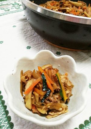 冷蔵庫にあるものできんぴらごぼう♪-レシピのメイン写真