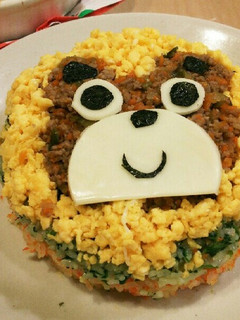 お誕生日に。栄養満点!くまさんご飯☆-レシピのメイン写真