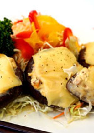 肉厚椎茸のツナマヨチーズ焼き-レシピのメイン写真